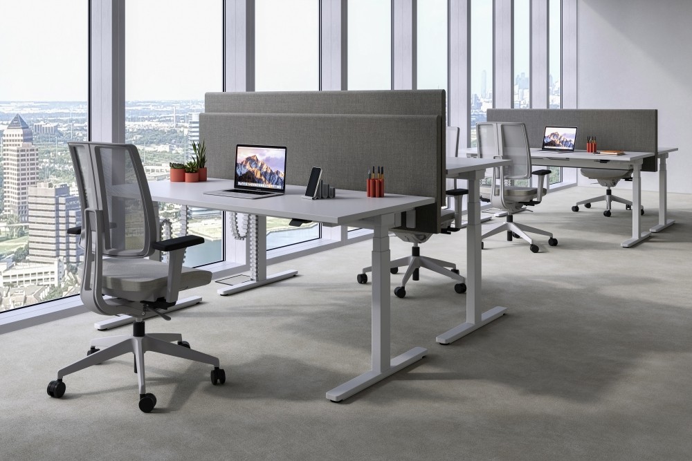 Ein hoher Geräuschpegel sorgt für Ablenkung in Großraumbüros. Abbildung: Bene GmbH