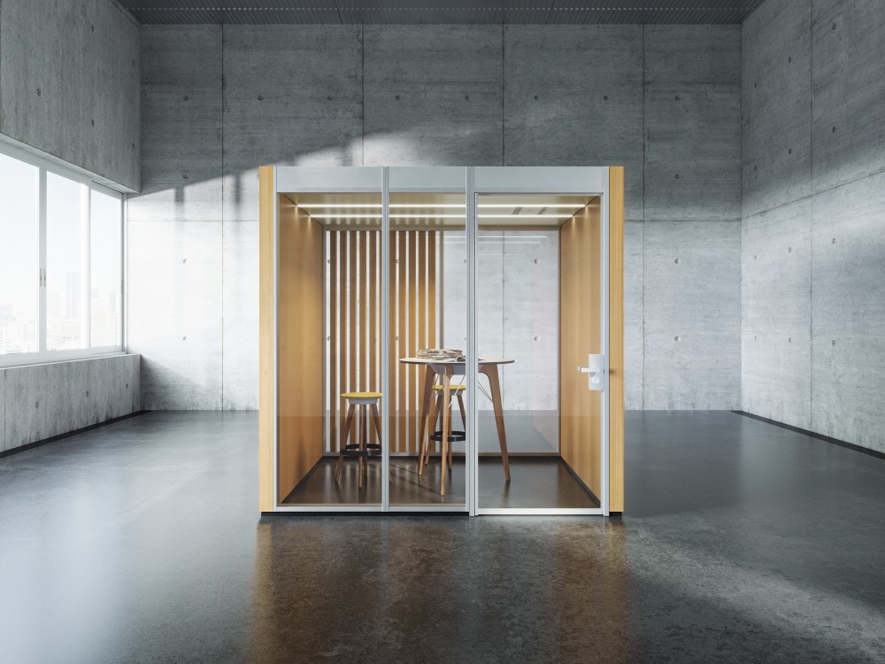 Intelligente Raumkonzepte mit Arbeitsboxen sind ein Hebel für Zufriedenheit. Abbildung: Bene GmbH