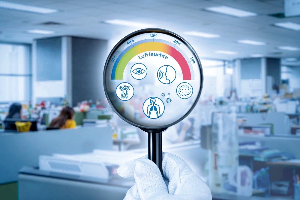 Eine Gefährdungsbeurteilung macht die Risiken trockener Luft sichtbar. Abbildung: Condair