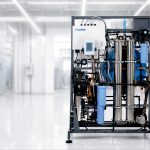 Kernelement des Vita Power Systems ist eine zentral fest installierte, mehrstufige Wasseraufbereitungsanlage. Abbildung: Condair