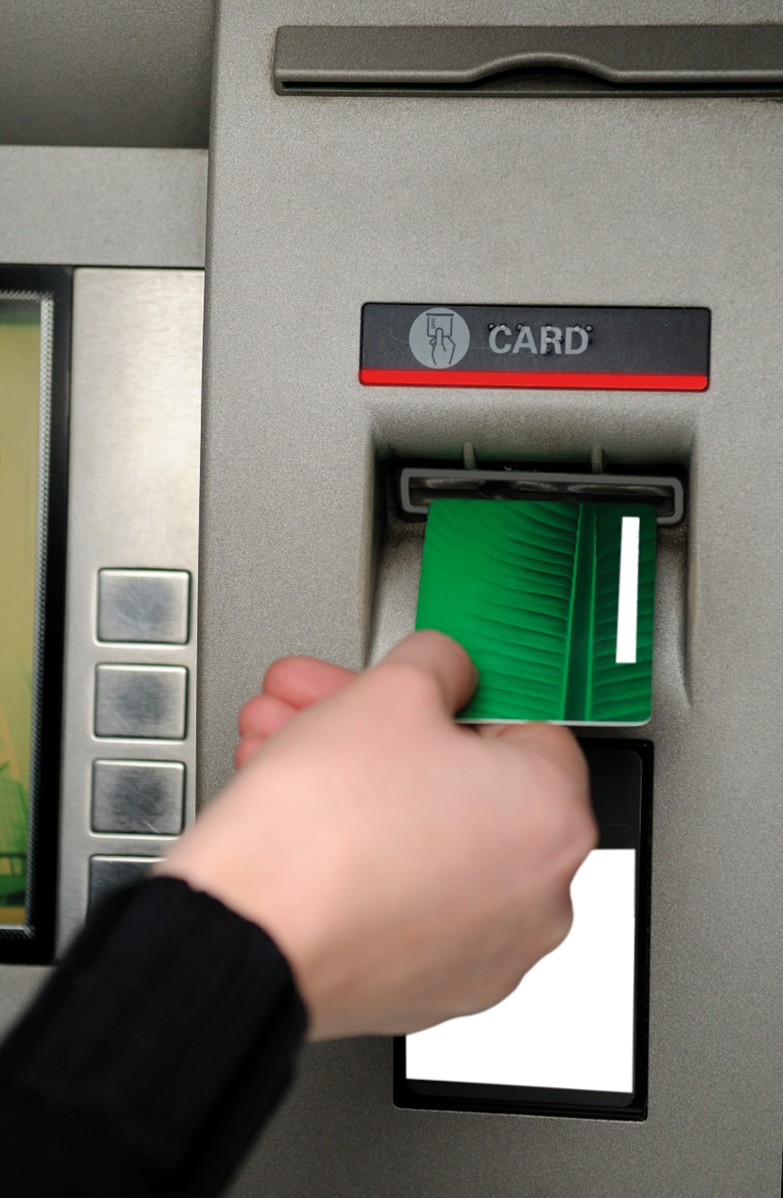 Визу карту банкомат