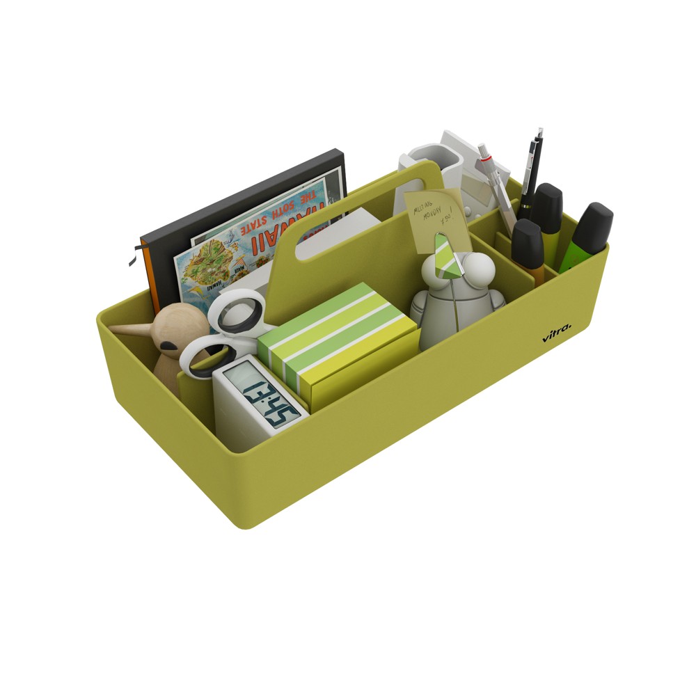 Die praktische Toolbox von Arik Levy organisiert die Arbeitsmaterialien und Accessoires auf jedem Schreibtisch. Foto: desiary.de