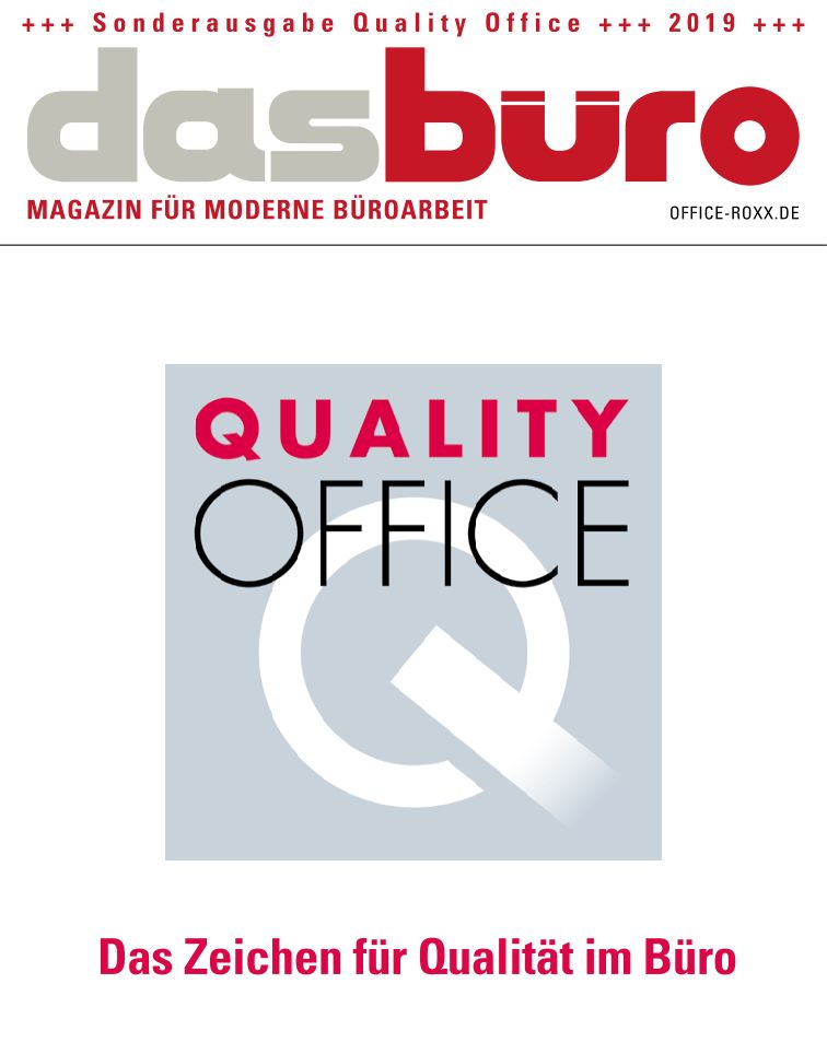 Editorial und Inhaltsverzeichnis von Das Büro Quality Office 2019