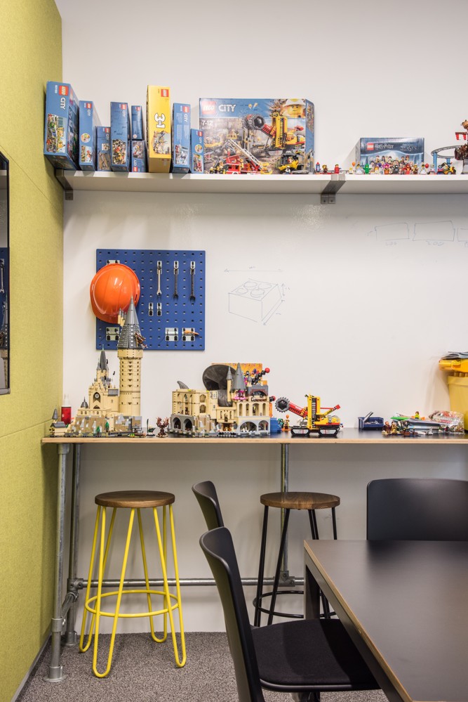 Spaß bei der Arbeit: der Lego-Raum. Abbildung: CCWS