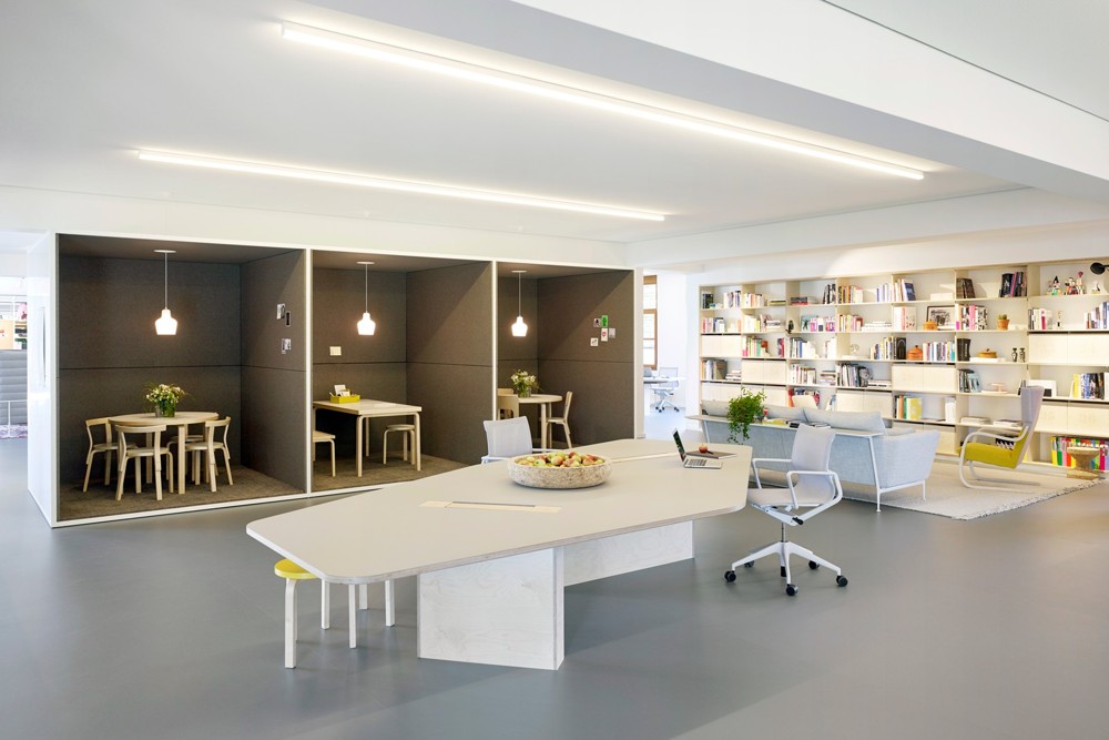 New Work – Büroräume neu gestalten: Studio Office Birsfelden, Schweiz. Abbildung: Vitra