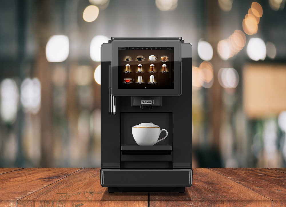 Die neue Franke A300 bringt das Premium-Kaffee-Erlebnis auch in die kleinsten Standorte. Abbildung: Franke