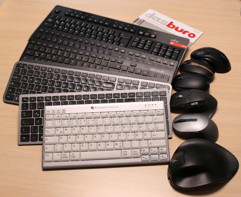 Beleuchtete Tastatur mit Maus Kabellos Full-Size Funktastatur und Maus mit Hintergrundbeleuchtung Silber Wiederaufladbare Leise & Ultradünne QWERTZ Tastatur für Computer 1600 DPI Laptop 