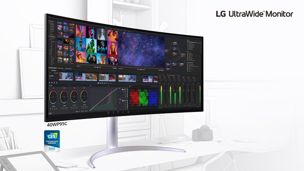 LG UltraWide-Monitor 40WP95C.