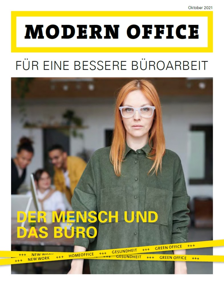 Modern Office: Der Mensch und das Büro. Erschienen am 14. Oktober 2021 als Beilage zur Süddeutschen Zeitung.