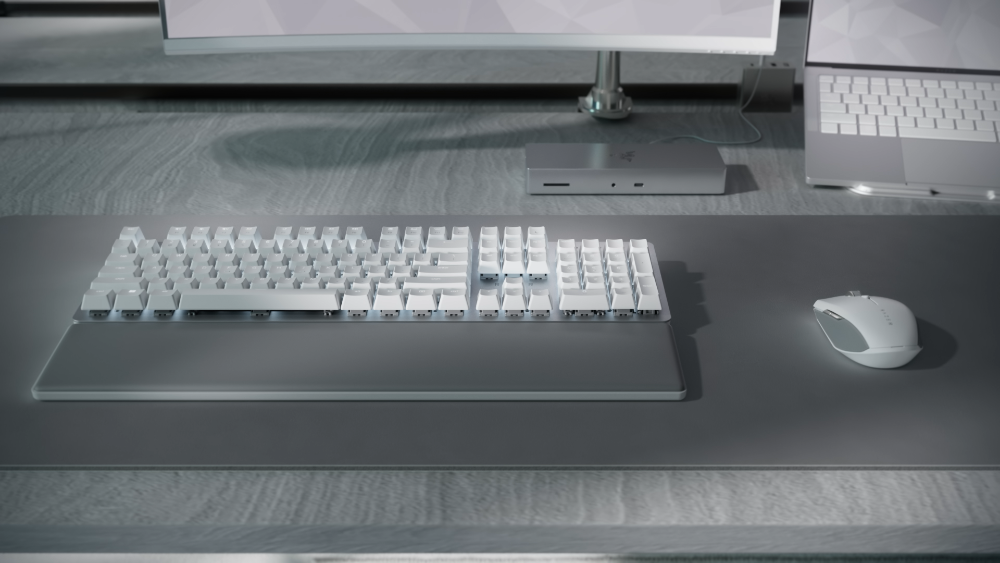 Fürs moderne Büro: Razers Maus Pro Click Mini und die Tastatur Pro Type Ultra. Abbildung: Razer