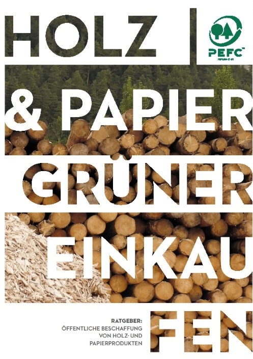 Die Broschüre „Holz & Papier grüner einkaufen“ von PEFC Deutschland hält viele Tipps bereit. Abbildung: PEFC