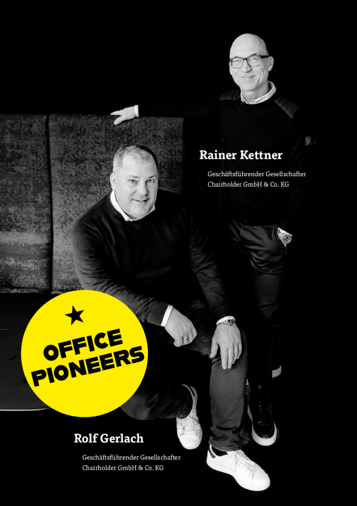 Rolf Gerlach und Rainer Kettner, Geschäftsführende Gesellschafter, Chairholder GmbH & Co. KG. Abbildung: Chairholder 