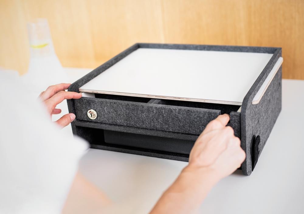 Die handliche Neo Box unterstützt bei ortsunabhängiger Arbeit. Abbildung: Fleischer