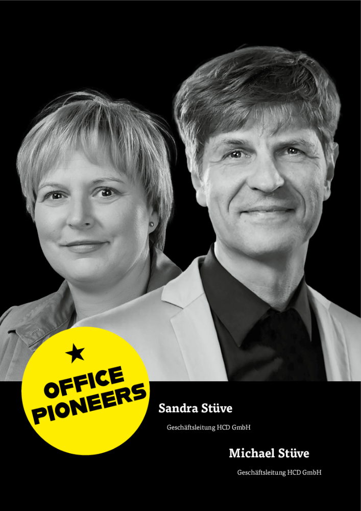 Sandra Stüve und Michael Stüve, Geschäftsleitung, HCD GmbH. Abbildung: HCD