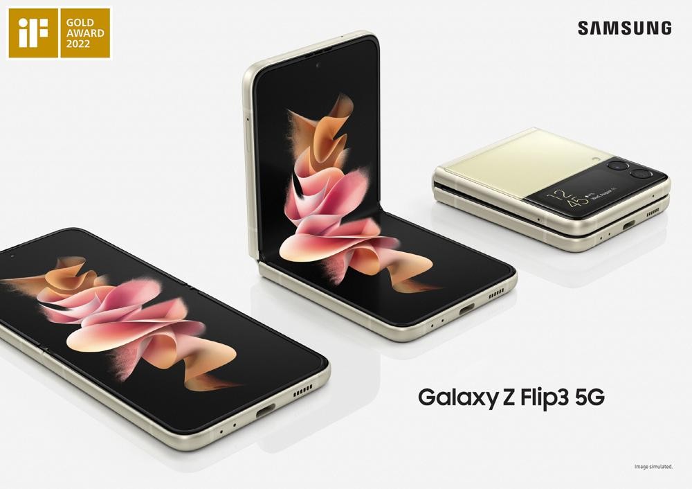 Galaxy Z Flip3 5G von Samsung.