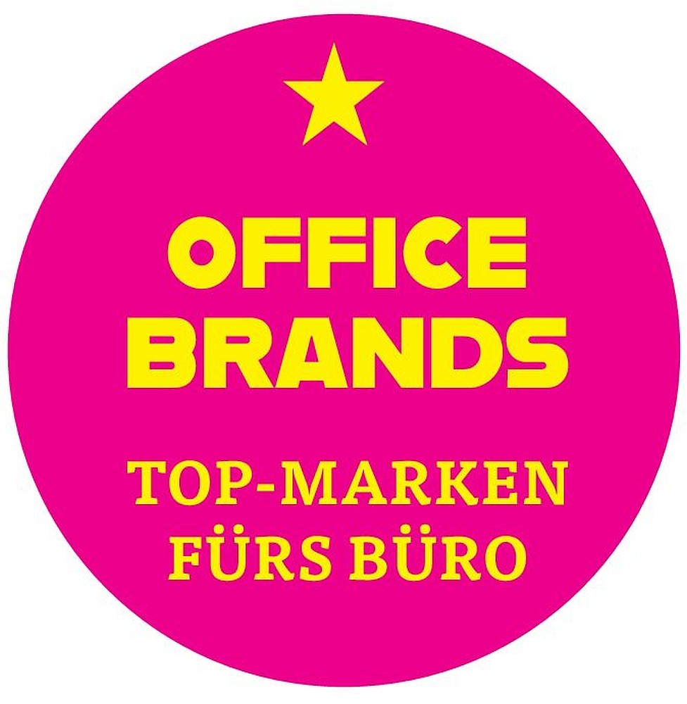 Logo OFFICE BRANDS. Top-Marken für die Büroarbeit. Band 2. Abbildung OFFICE ROXX