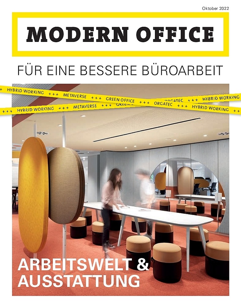 Unter dem Titel „Modern Office: Arbeitswelt & Ausstattung“ als Beilage zur Süddeutschen Zeitung am 14. Oktober 2022 erschienen.