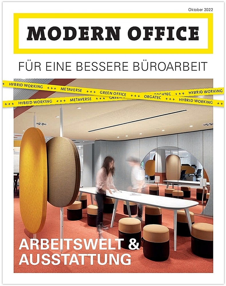 Unter dem Titel „Modern Office: Arbeitswelt & Ausstattung“ als Beilage zur Süddeutschen Zeitung am 14. Oktober 2022 erschienen.
