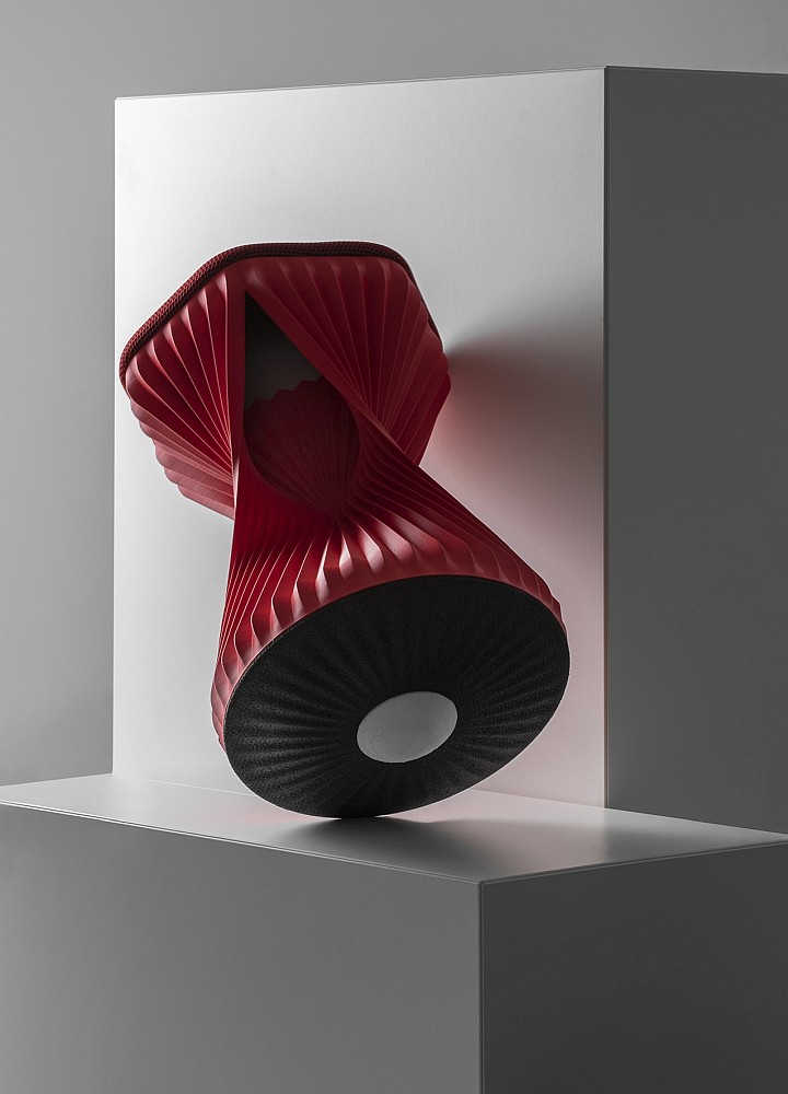Der nachhaltige Aktivhocker W3D für bewegtes Sitzen aus dem 3-D-Drucker. Abbildung: Wagner Living