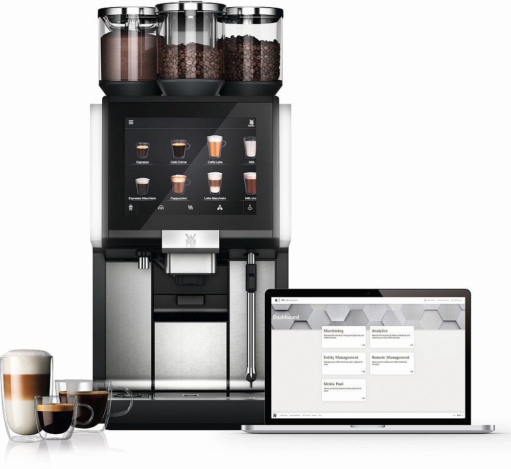 Die Telemetrie-Plattform WMF CoffeeConnect liefert die Datengrundlage, um Kaffeekonzepte flexibel anzupassen und für die Zukunft zu rüsten. Abbildung: WMF 