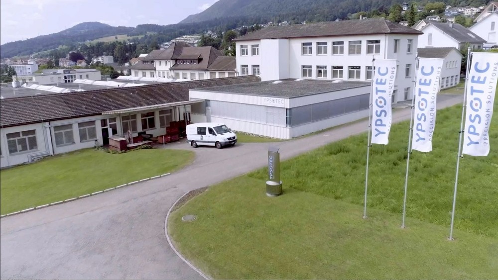 Hauptsitz der Ypsotec AG im schweizerischen Gremchen. Abbildung: Ypsotec, Canon