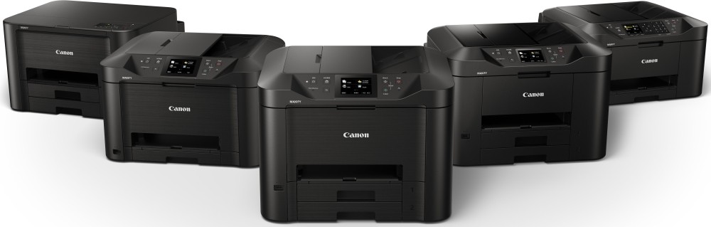 Die MAXIFY-Serie von Canon: Tintenstrahldrucker für Anwendungen im Büro oder Homeoffice. Abbildung: Canon