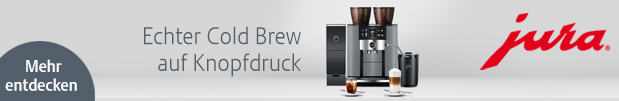 JURA Giga W10: Echter Cold Brew auf Knopfdruck. Abbildung: JURA