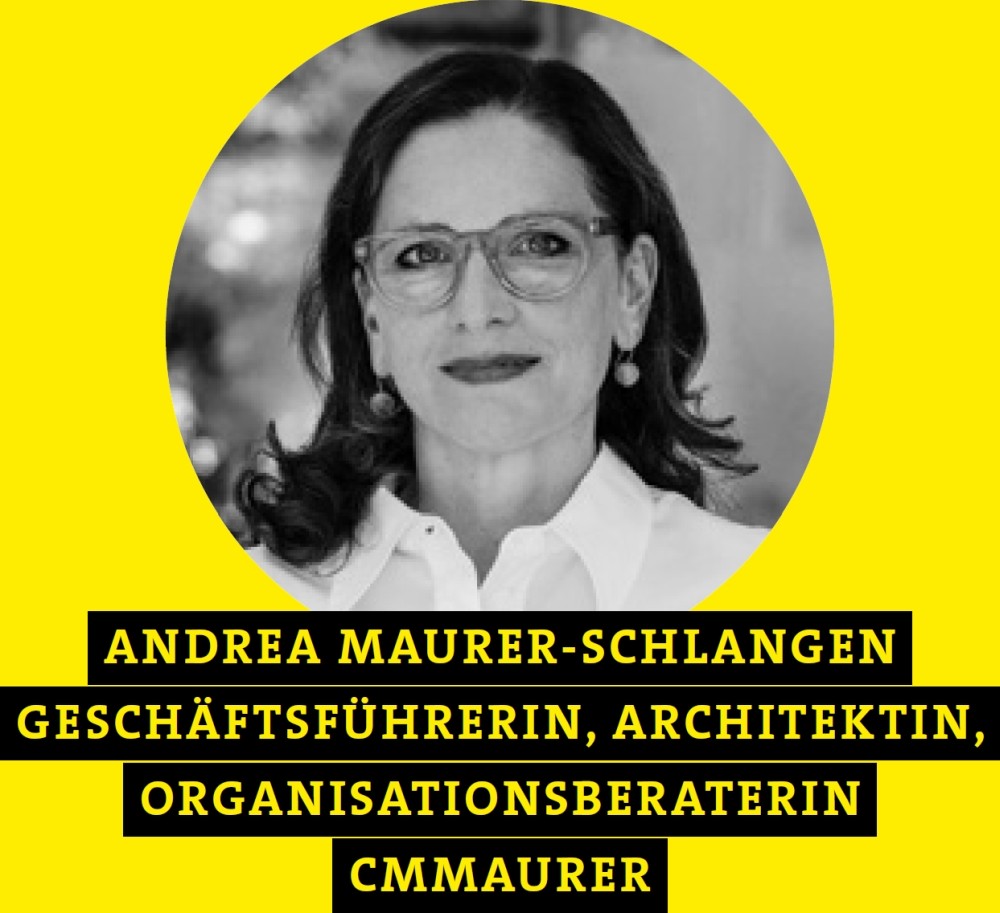 Andrea Maurer-Schlangen, Geschäftsführerin, Architektin, Organisationsberaterin, CMMaurer. Abbildung: CMMaurer