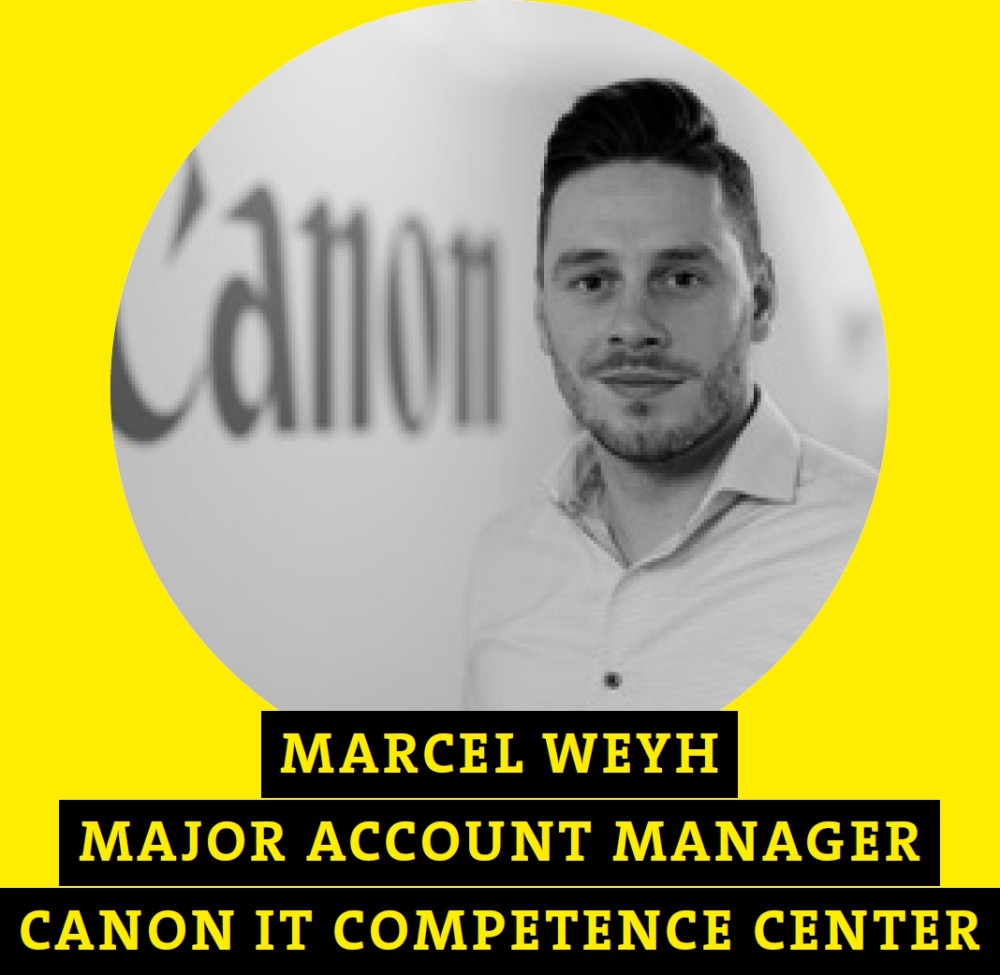 Marcel Weyh, Major Account Manager, Canon IT Competence Center. Abbildung: Canon