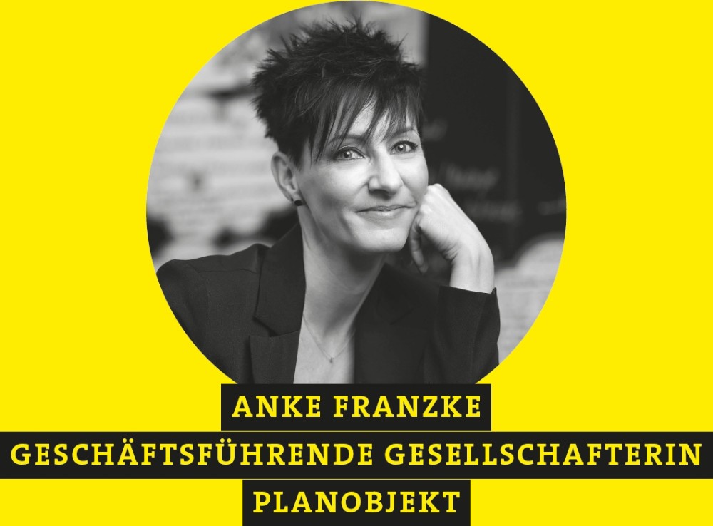 Anke Franzke, Geschäftsführende Gesellschafterin, Planobjekt. Abbildung: Marco Kitzing 