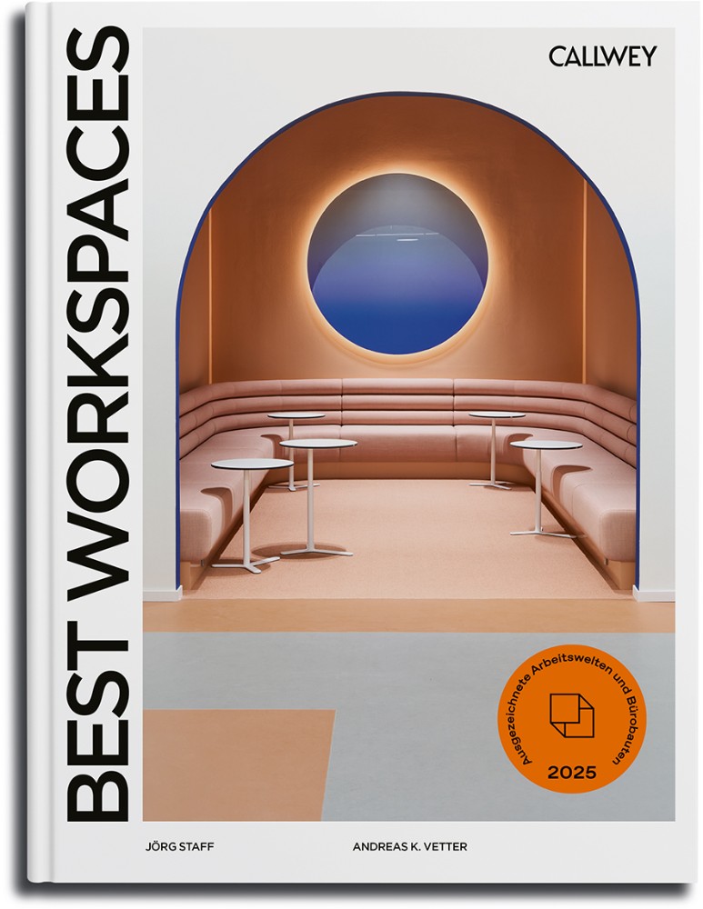 Andreas K. Vetter, Jörg Staff: „Best Workpaces 2025. Ausgezeichnete Arbeitswelten und Bürobauten“, Callwey, 384 S., 98 Euro.