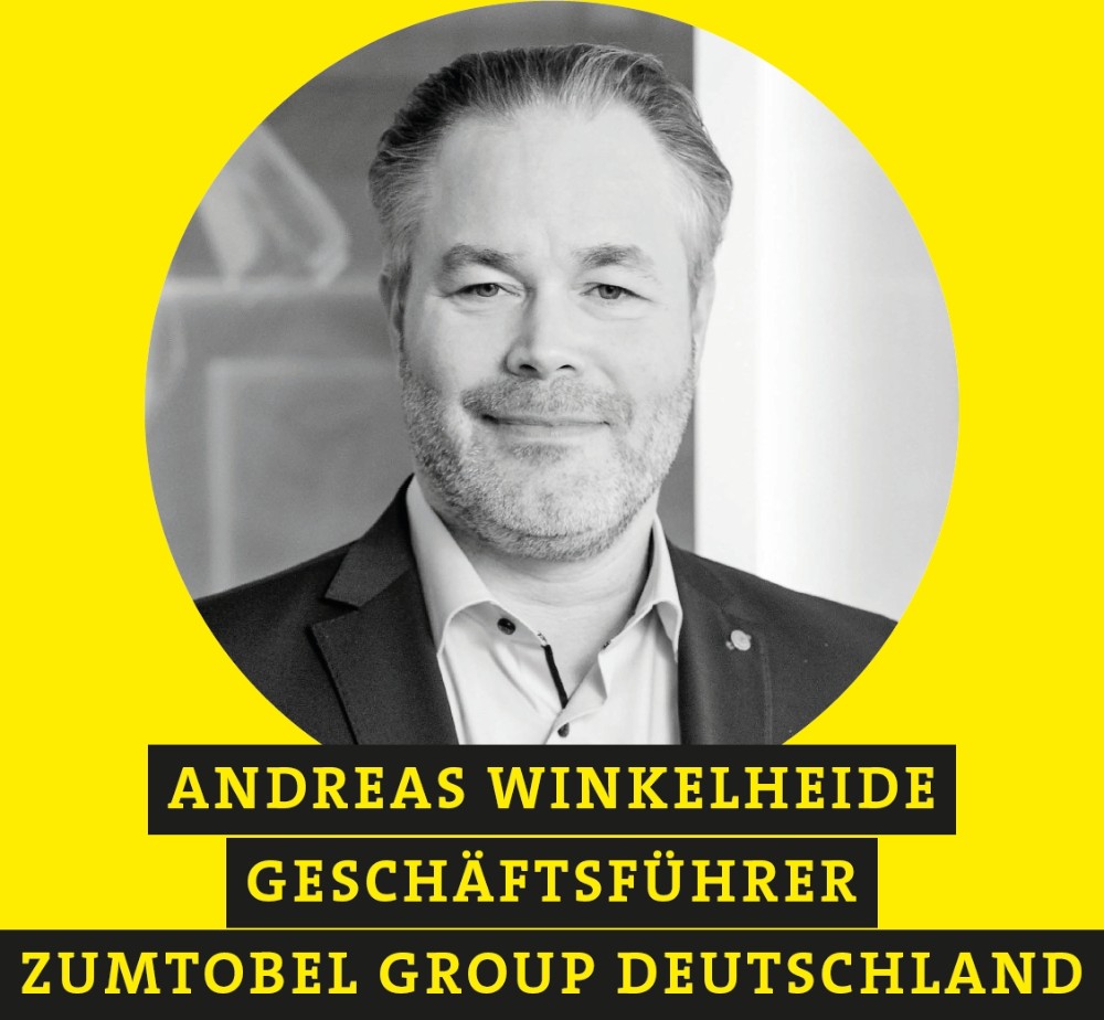 Andreas Winkelheide, Geschäftsführer, Zumtobel Group Deutschland. Abbildung: Zumtobel
