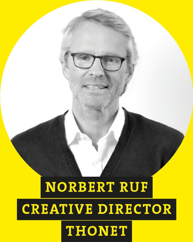 Norbert Ruf, Creative Director, Thonet. Abbildung: Philipp Thonet