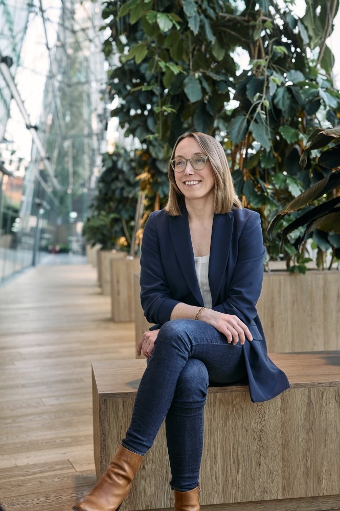 Anneke Hasenritter, Asset Managerin, Center am Potsdamer Platz. Abbildung: Oxford Properties