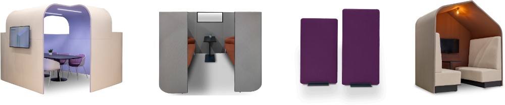 Die Preform-Statement-Pieces: Discreto XL, Cube, Decampo Curve, Casa Meet. Abbildung: Preform