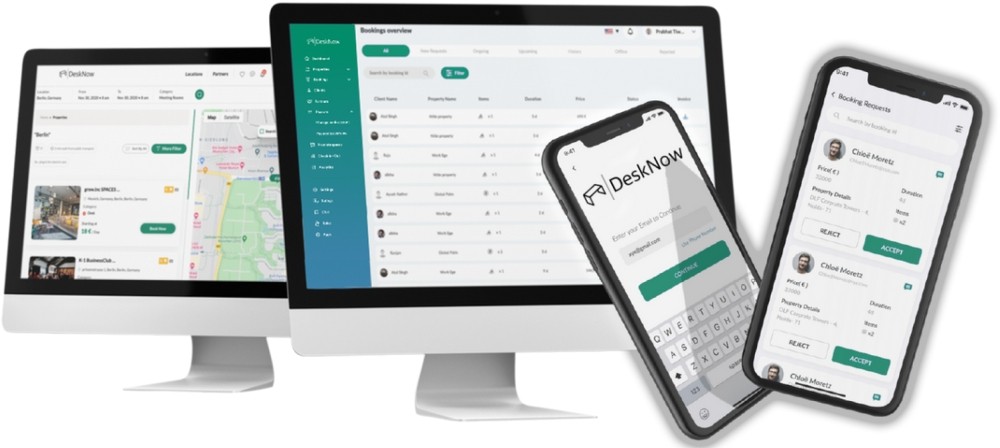 DeskNow von DeskNow. Abbildung: DeskNow