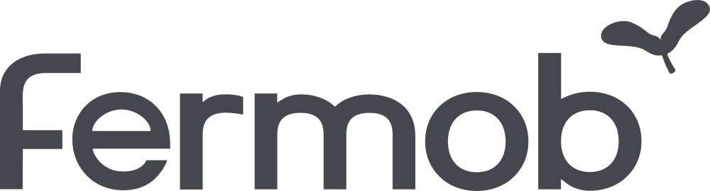 Logo Fermob, anthrazitgrau.