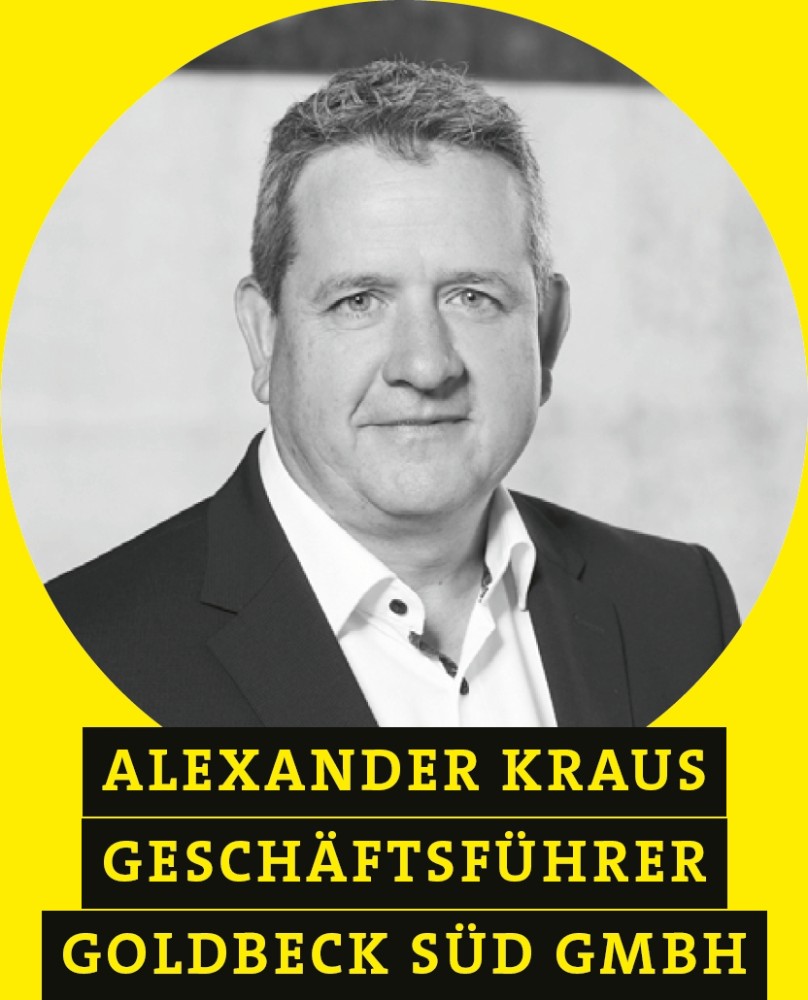 Alexander Kraus, Geschäftsführer, Goldbeck Süd GmbH. Abbildung: Goldbeck GmbH