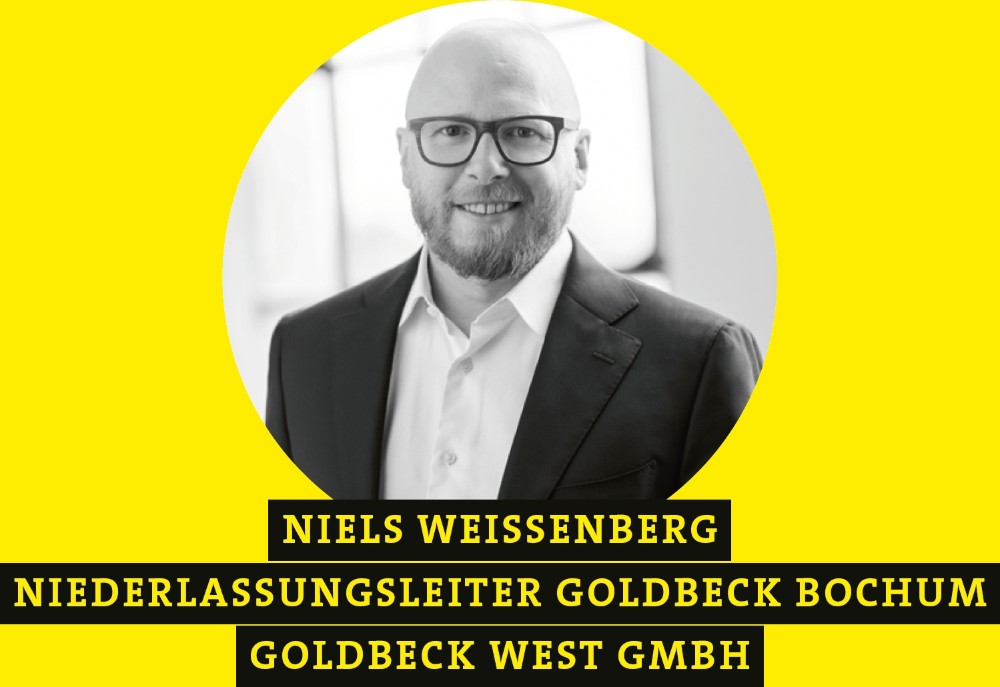 Niels Weissenberg, Niederlassungsleiter Goldbeck Bochum, Goldbeck West GmbH. Abbildung: Goldbeck GmbH