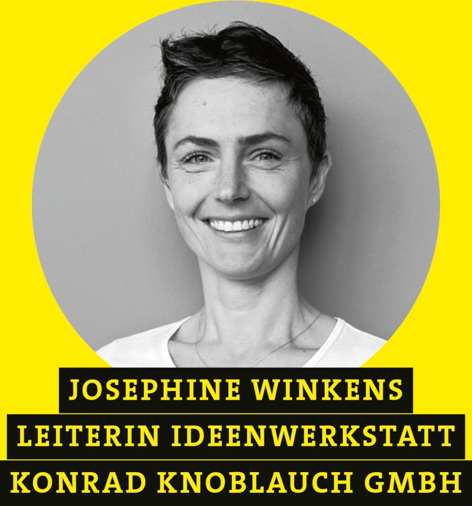 Josephine Winkens, Leiterin Ideenwerkstatt, Konrad Knoblauch GmbH. Abbildung: Konrad Knoblauch GmbH