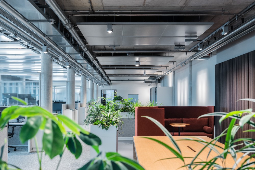 Human-Centric-Lighting sorgt in allen relevanten Bereichen für natürliches, angenehmes Licht. Abbildung: Trilux