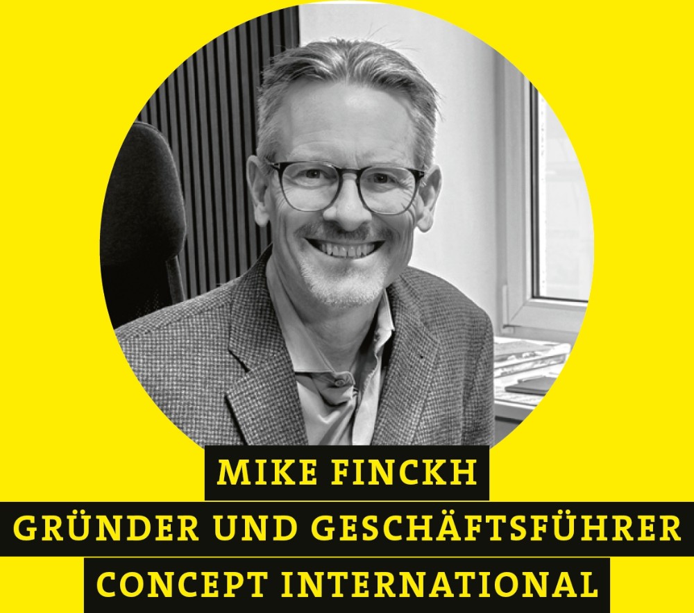 Mike Finckh, Gründer & Geschäftsführer, Concept International. Abbildung: Concept International