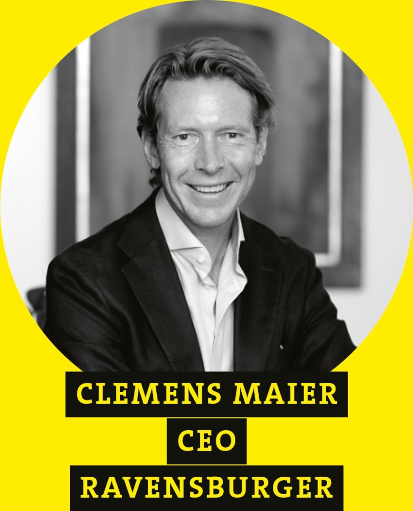 Clemens Maier, CEO, Ravensburger. Abbildung: Ravensburger