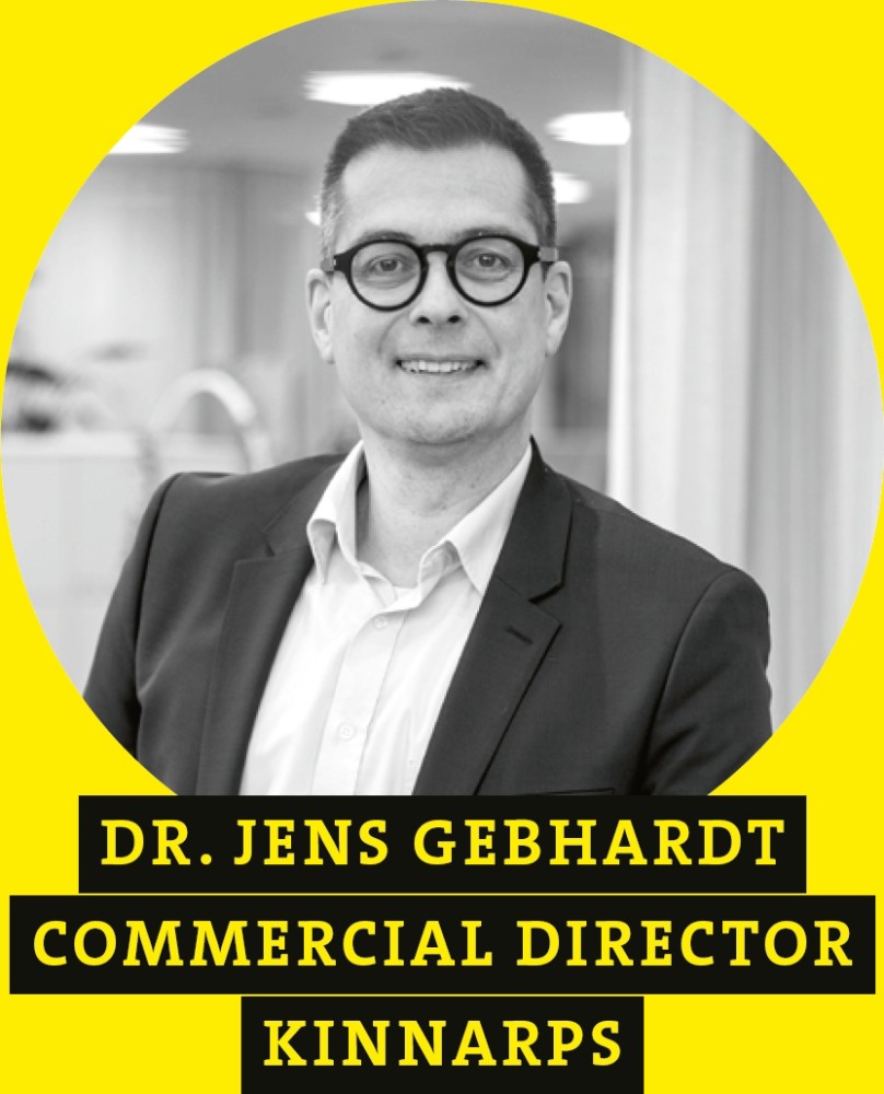 Dr. Jens Gebhardt, Commercial Director, Kinnarps. Abbildung Kinnarps 