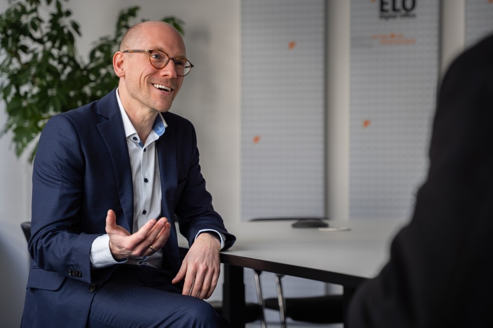 Nils Mosbach, Geschäftsführer von ELO Digital Office GmbH. elo.com. Abbildung: ELO Digital Office