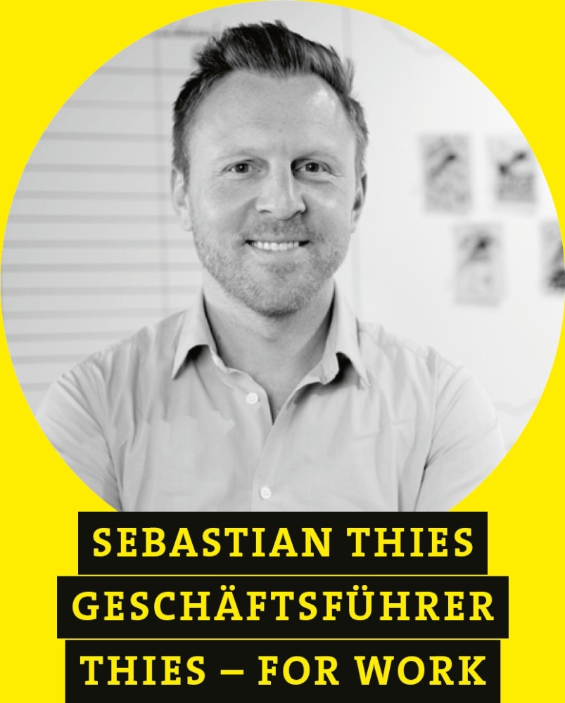 Sebastian Thies, Geschäftsführer, thies – for work. Abbildung: thies – for work