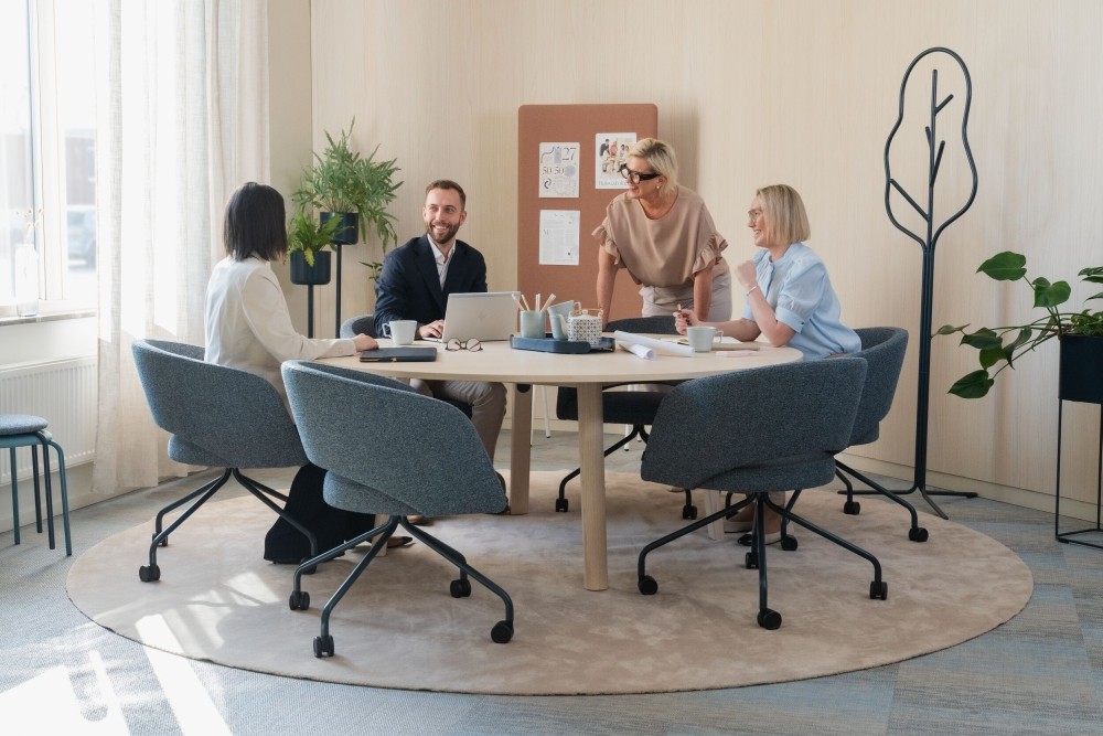 Kinnarps stellt auf der Orgatec die neue Next Office®-Auswertung vor. Abbildung: Kinnarps